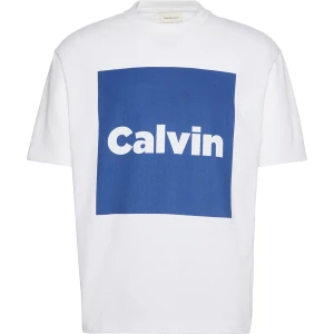 Calvin Klein Jeans T-shirt à Manches Courtes Lv04rd813g Brilliant White M Homme
