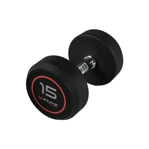 Olive Haltère Rubber Pro-style 15kg Black 15 kg