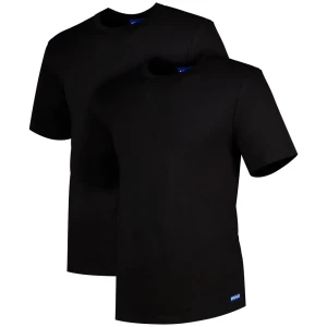 Hugo T-shirt à Manches Courtes Naolo 10273414 Blue 2 Unités Black S Homme