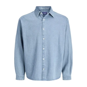 Jack & Jones Chemise à Manches Longues Norrebro Medium Blue Denim 2XL Homme