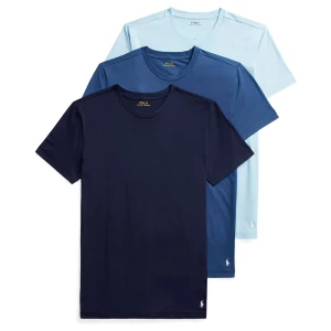 Ralph Lauren Accesorios Couche De Base à Manches Courtes 714830304 3 Unités Curise Navy / Light Navy / Elight Blue M Homme