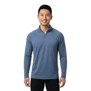 Gill T-shirt Anti-uv à Manches Longues Et Fermeture éclair Storm Blue L Homme