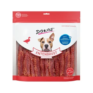 Dokas Tiras De Pechuga De Pato Para Perros 900 G Brown One Size