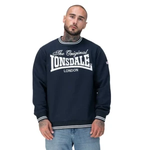 Lonsdale Sweat-shirt Clifton Dark Navy / Ecru XL