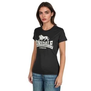 Lonsdale T-shirt à Manches Courtes Nash 2 Unités Black / White L