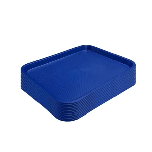 Denox Plateau Fast Food 41x30 Cm 12 Unités Blue One Size