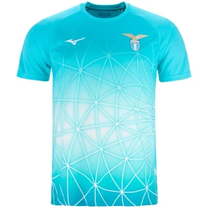 Mizuno T-shirt à Manches Courtes Avant-match Lazio 25/26 Azure Blue M Homme