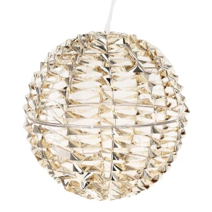 Wellhome Decoración De Bola Luminosa Brillante Con 300 Micro Luces Led Oro 30 Cm Gold One Size