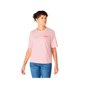 Carhartt T-shirt à Manches Courtes Tencel New Rose M