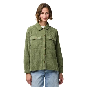 Pieces Chemise Surchemise Effi Olivine XS Femme