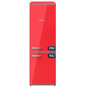 Cecotec Réfrigérateur Bolero Coolmarket Combi Origin 300 Red 300L unisex