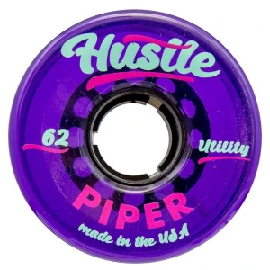 Piper Wheels Roues De Patins Hustle 4 Unités Clear Purple 7678 62 mm/82A unisex