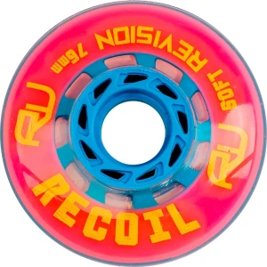 Revision Roues De Patins Recoil Soft 4 Unités Clear 80 mm/76A unisex