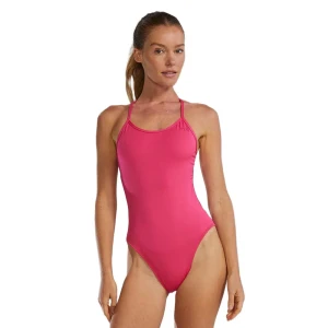 Tyr Traje De Baño Durafas Elite Crosscut Tieback Solid Fuchsia 32