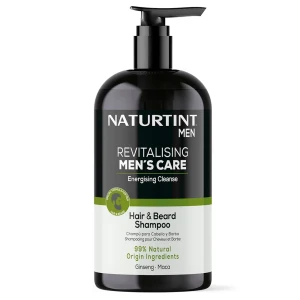 Naturtint Shampooing Deux En Un Revitalising Men´s Care Energising Hair & Beard 500ml One Size unisex