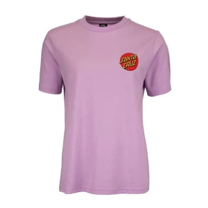 Santa Cruz T-shirt à Manches Courtes Classic Dot Chest Lilac S Femme
