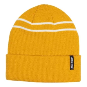 Santa Cruz Bonnet Double Stripe Mustard One Size Homme,Femme