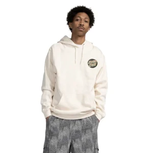 Santa Cruz Sweat à Capuche Kendall Wolf Dot Chalk M Homme
