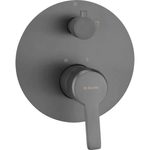 Deante Bqa_d44p Mezclador De Ducha Empotrado Con Inversor Titanium One Size
