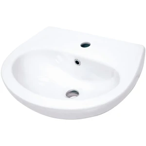 Deante Cdj_6u5w Lavabo Cerámico Mural Con Orificio Para Grifería White One Size