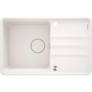 Deante Zkm_a113 Fregadero De Granito De 1 Seno Con Escurridor Alabaster One Size