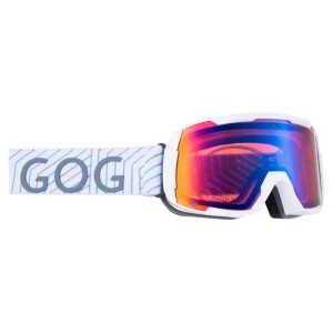 Gog Máscara Esquí Junior Griz White Blue Mirror/CAT2