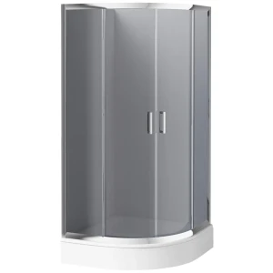 Deante Kyp_452k Mampara De Ducha Semicircular 80x80 Cm Chrome / Transparent One Size