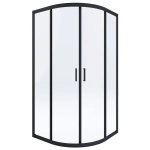 Deante Cabine De Douche Semi-circulaire 90x90 Cm Black / Transparent One Size