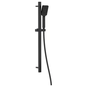 Deante Conjunto De Ducha De 3 Funciones Con Barra Y Grifo Black One Size