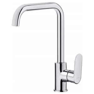 Deante Bga_063m Robinet De Cuisine Avec Bec Rectangulaire Chrome One Size