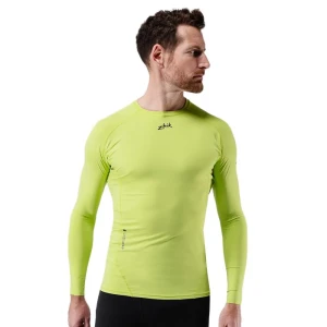 Zhik Rash Guard Manches Longues Ecospandex Lt Lime S Homme