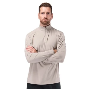 Zhik Rash Guard Manches Longues Uvactive 1/4 Zip Stone S Homme