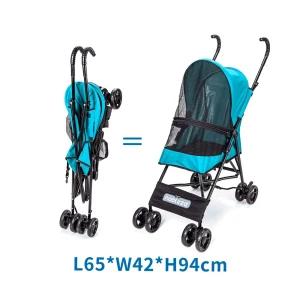 Nobleza Poussette Pour Animaux Blue Light 65 x 42 x 94 cm