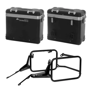 Touratech Conjunto De Maletas Laterales Zega Pro 31l/31l Bmw R1300gs Black / Black One Size
