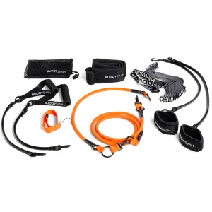 Buddyswim Cinturón De Entrenamiento De Resistencia Stationary Swim & Fitness Black / Orange One Size