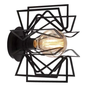 Wellhome Lámpara De Pared 20x20x25 Cm Black One Size