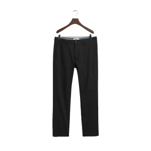 Gant Pantalon Chino Sports Slim Fit Black 34 Homme