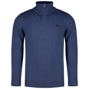 Superdry Pull à Demi-zip M6110706a Soft Navy S Homme