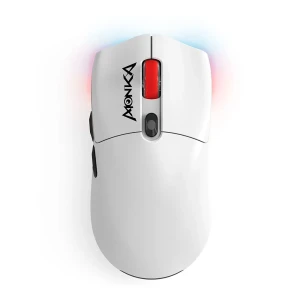 Monka Souris De Jeu Sans Fil Guru White One Size unisex