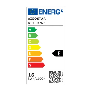 Aigostar Lámpara De Pared B10304n75 16w 1900 Lumens White One Size