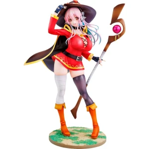 Kadokawa Figurine 1/7 Collaboration Super Sonico X Konosuba Super Sonico Megumin 25 Cm Multicolor One Size unisex