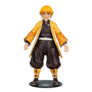Mcfarlane Toys Figurine D´action Zenitsu Agatsuma De Kimetsu No Yaiba-Édition Platine Demon Slayer 15 Cm Greyscale One Size unisex