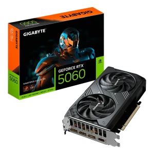 Gigabyte Carte Graphique Rtx 5060 Windforce Max Oc 8gb Gddr7 Black One Size unisex