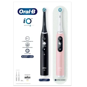 Braun Brosse à Dents électrique Io 3 Duo Black / Pink One Size unisex