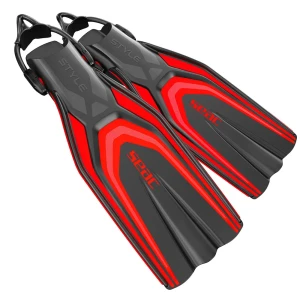 Seacsub Aletas De Buceo Style Sling Strap Red EU 39-41