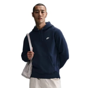 Nike Sweat à Capuche Club Fn3859 Obsidian / Obsidian / White L Homme