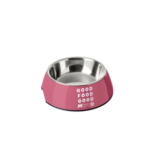Hunter Pet Mangeoire Pour Chien Chester Melamine Pink 22 x 22 x 7.5 cm