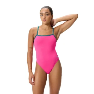 Speedo Maillot De Bain Female Placement Printed Powerback