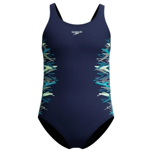 Speedo Traje De Baño Placement Muscleback Peacoat / Pale Clover 5-6 Años
