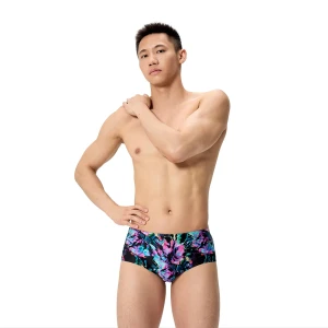 Speedo Bañador Slip Printed 5.3in Glitchy Garden / Black UK 28